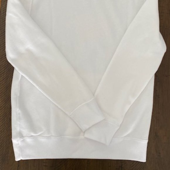 NWT A&F White Pride Flip Sequin Heart Hoodie Sweatshirt, XXS - Picture 6 of 7